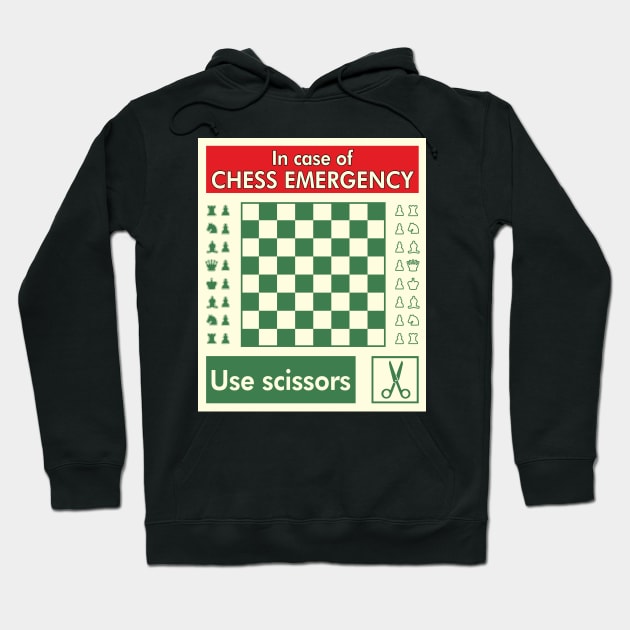 Chess Emergency Hoodie by Nerd_art